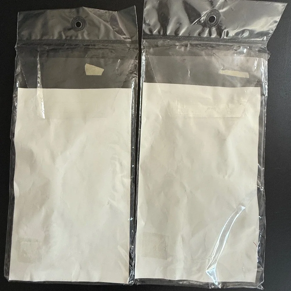 Bess Mfg White Cotton Lace Table Runners Set of 2 Style H1050P 14x32 Vintage USA
